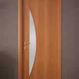 Дверь ламинированная Экодвери Миланский орех стекло листовое ДО-107 2000x600