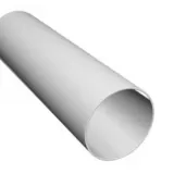Труба соединительная GL D90, металл белый, 1м