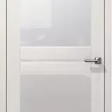 Дверь царговая Восход Омега С2 Снежная Лиственница стекло 2000x600