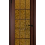 Дверь ламинированная Экодвери Венге стекло листовое ДО-438А 2000x600
