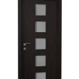 Дверь ламинированная Экодвери Венге стекло листовое ДО-436 2000x600