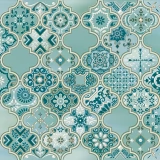 Декор керамической плитки Калипсо 1 Азори 201x505