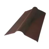 Ондулин Коньковый элемент Смарт 1000мм, коричневый