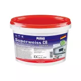 Краска интерьерная моющаяся супербелая Пуфас Superweiss морозостойкая