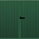 Ворота распашные GL Премиум зеленый (ширина 3,6м)