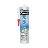 Герметик-затирка Церезит CS25 силиконовый санитарный серый