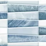 Бордюр керамический Аника голубой 01 Шахтинская 250х75