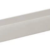Окончательная планка для ПВХ панелей белая глянцевая Идеал 8мм (3м)