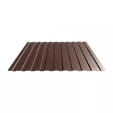Профнастил С-8 коричневый шоколад 0,4х2000х1200 ral 8017