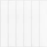 Самоклеющиеся панели ПВХ Вагонка белая 700х700x4,5мм