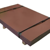 Лист гладкий оцинкованный RAL 8017 коричневый шоколад 1250x2000x0,5мм