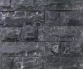 Декоративный камень Дербент черный+серебро Арт-Штайн 2
