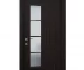 Дверь ламинированная Экодвери Венге стекло листовое ДО-428 2000x600 2