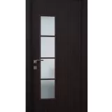 Дверь ламинированная Экодвери Венге стекло листовое ДО-428 2000x600