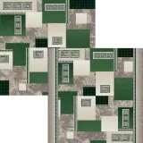 Ковролин Витебские ковры Принт 1286е2 зеленый