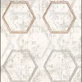 Декор керамической плитки Апулиа Оро Гексагон Азори 315х630