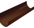 Водосточный желоб GL, пластик коричневый, 3м 2
