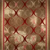 Ковролин Витебские ковры Принт 1723а6 бордовый 4м