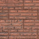 Декоративный камень Рваный фасад темно-красный Арт-Штайн 200х590