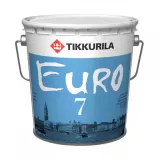 Латексная краска Евро-7 Тиккурила базис А, 0,9л ведро