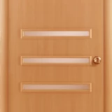 Дверь ламинированная Экодвери Миланский орех стекло листовое ДО-122/3А 2000x600