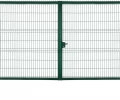 Ворота распашные GL с панелью Profi зеленый 4,00x1,53 2