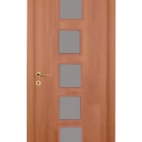 Дверь ламинированная Экодвери Миланский орех стекло листовое ДО-136 2000x600