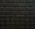 Самоклеющиеся панели ПВХ Кирпич чёрный 700х770x4мм 2