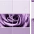 Панели ПВХ Unique Капли росы фиолетовый 2700x250 (2 шт в компл.) (цена за шт)