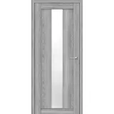 Дверь царговая Восход Сигма 210 Ривьера Грей стекло 2000x600