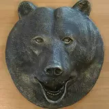 Барельеф Арт-Штайн Медведь шоколад+медь 40х370