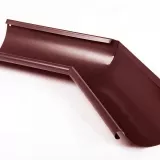 Угол желоба GL 135' универсальный, пластик коричневый