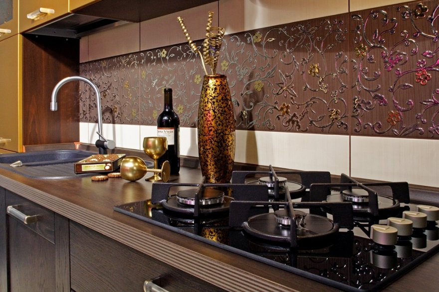 Дизайн Керамической Плитки На Кухне Фото