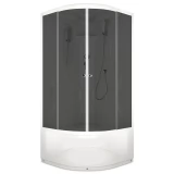 Душевая кабина Elegance V1.2 без электрики, высокий поддон 90x90x218