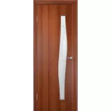 Дверь ламинированная Эконом Строй Волна ДОФ Итальянский орех 2000x600