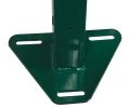 Фланец треугольный GL 62x55 зеленый 2