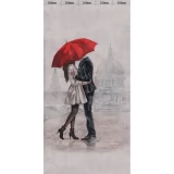 Панели ПВХ Свидание (фон Бетон Беркли) ламинированные Век (5 шт.) 2700x250x9