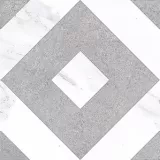 Плитка керамическая Фьюжен белый геометрия 00-2733 Нефрит 200x400