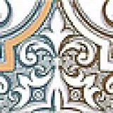 Бордюр керамический Эклипс Селена Азори 505x62