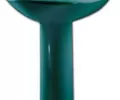 Умывальник Осколкерамика-тюльпан Престиж зеленый стандарт с отверстием + пьедестал 2