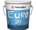 Латексная краска Евро-20 Тиккурила базис А, 0,9л 2