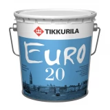 Латексная краска Евро-20 Тиккурила базис А, 2,7л ведро