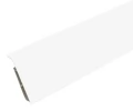 Плинтус Идеал Деконика D85 Белый глянцевый 001-G 2,2м 2