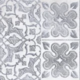 Декор керамической плитки Кампанилья 2 1641-0094 серый 200х400