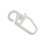 Крючок для кольца на кованый карниз белый (10шт)