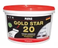Краска акрилатная полуматовая Пуфас Gold Star 20 основа А морозостойкая 0,9л=1,1кг 2