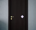 Дверь ламинированная Экодвери Венге стекло листовое ДО-410 2000x600 2