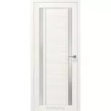 Дверь царговая Восход Гамма 2 210 Белый дуб стекло 2000x600