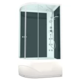 Душевая кабина Slim 128 R с электрикой, высокий поддон 120x80x218 DS01DS128RHBM10
