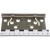 Петля без врезки RFH SN никель 100x75x2,5 Rucetti (1шт в упак.)